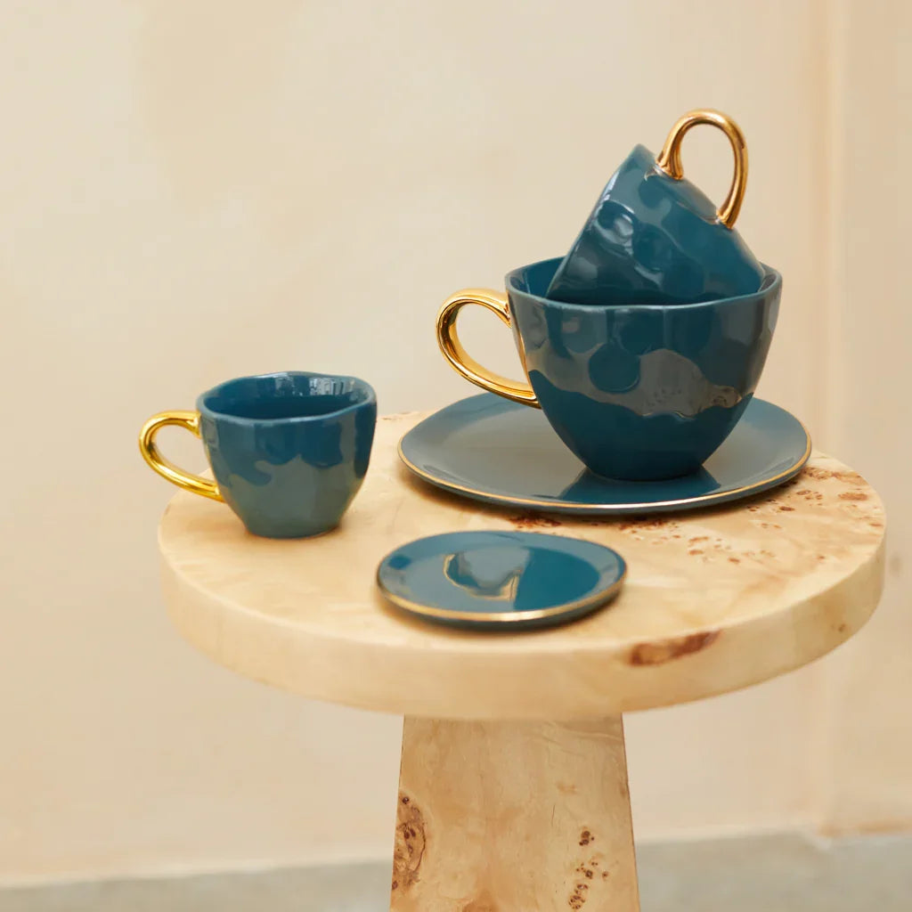 Good Morning cup Espresso Ø6 cm - Blue Green