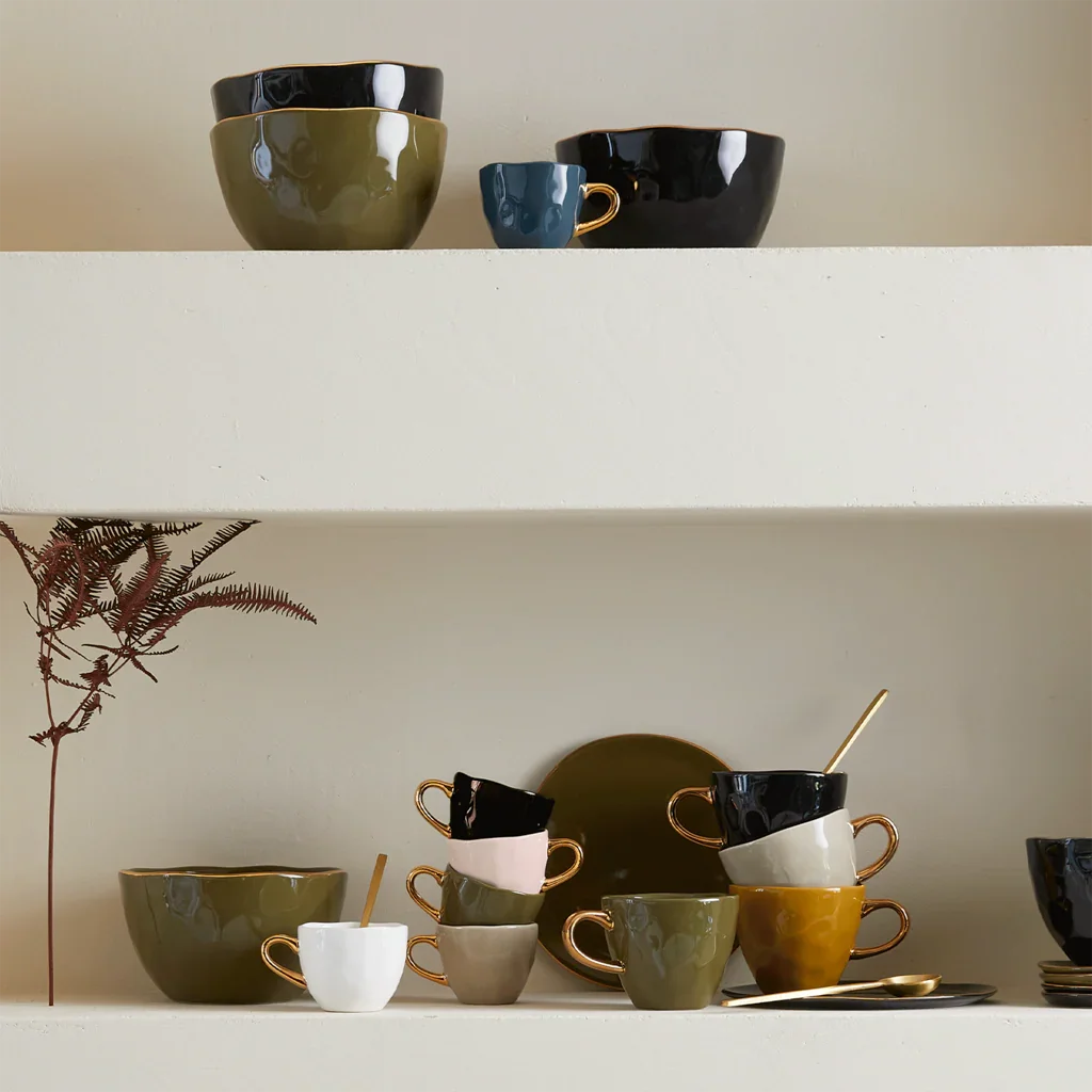 Good Morning cup Espresso Ø6 cm - Blue Green