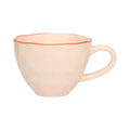 Good Morning Cup Cappuccino/Tea sculpted Old pink