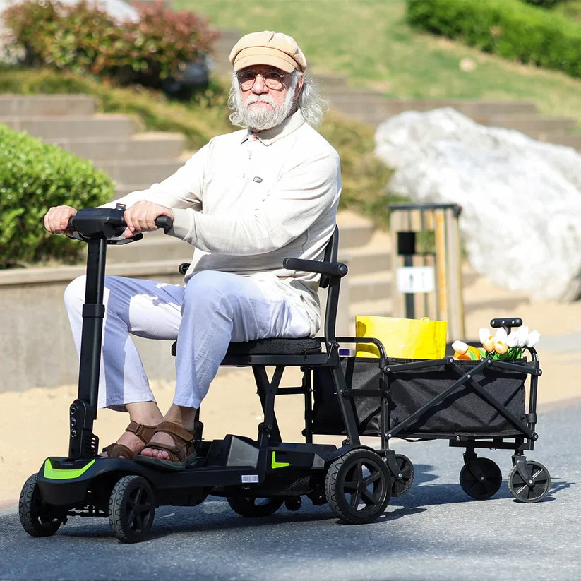Lightweight Foldable 4-Wheel Travel Mobility Scooter