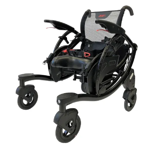 Sit to Stand Convertible Walker Wheelchair Mobility Aid